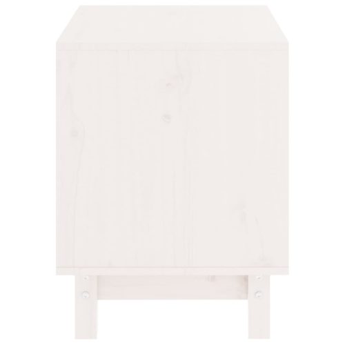  fehér tömör fenyőfa kutyaház 50 x 40 x 52 cm