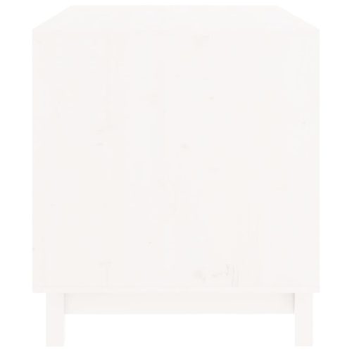  fehér tömör fenyőfa kutyaház 90 x 60 x 67 cm