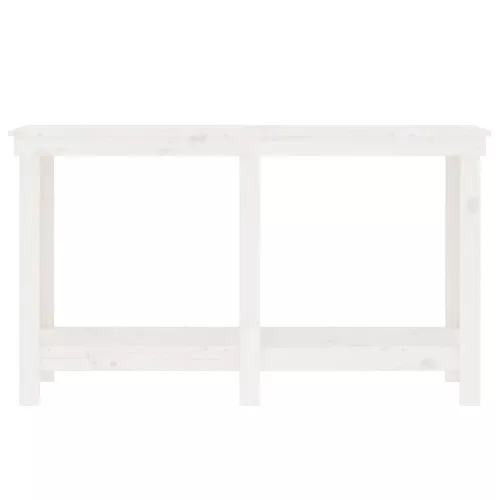  fehér tömör fenyőfa munkapad 140 x 50 x 80 cm