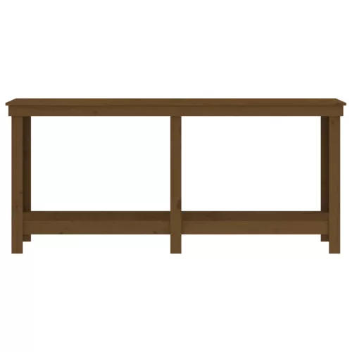  mézbarna tömör fenyőfa munkapad 180 x 50 x 80 cm