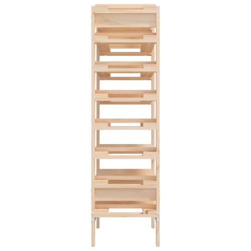  tömör fenyőfa bortartó állvány 61,5x30x107,5 cm