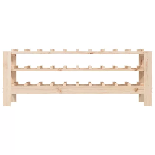  tömör fenyőfa bortartó állvány 109,5 x 30 x 42 cm