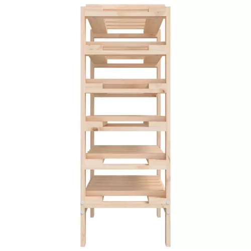  tömör fenyőfa bortartó állvány 61,5 x 30 x 82 cm