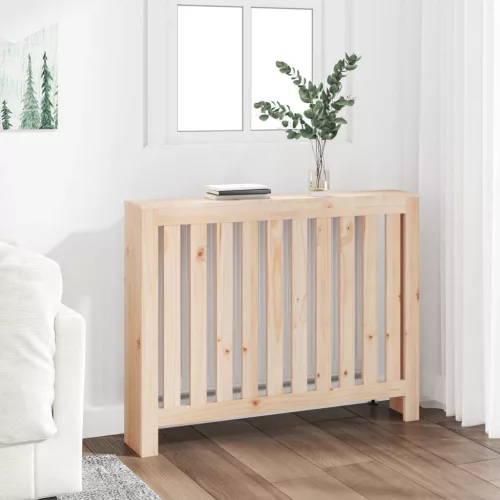  tömör fenyőfa radiátorburkolat 108,5 x 19 x 84 cm