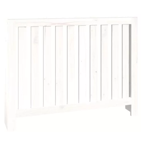  fehér tömör fenyőfa radiátorburkolat 108,5 x 19 x 84 cm