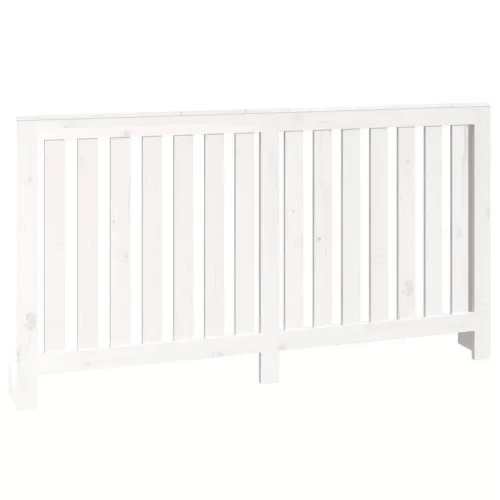  fehér tömör fenyőfa radiátorburkolat 153x19x84 cm