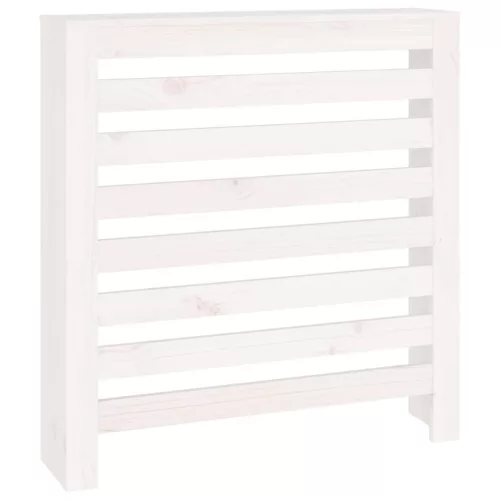  fehér tömör fenyőfa radiátorburkolat 79,5 x 19 x 84 cm