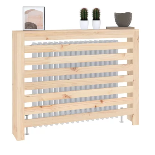  tömör fenyőfa radiátorburkolat 108,5 x 19 x 84 cm