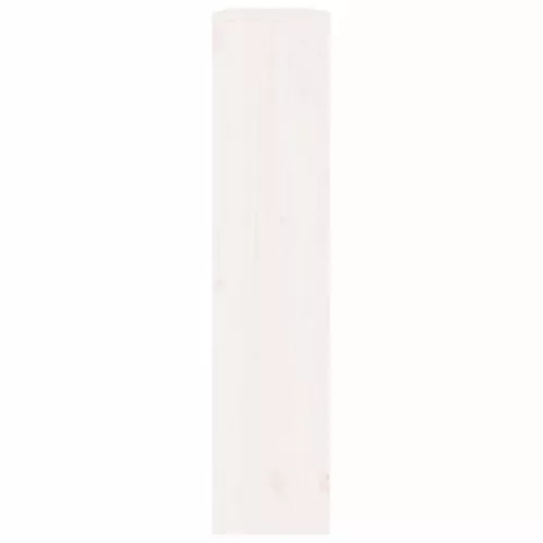  fehér tömör fenyőfa radiátorburkolat 108,5 x 19 x 84 cm