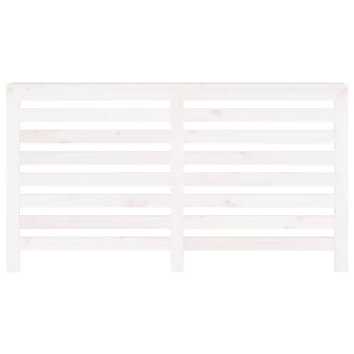  fehér tömör fenyőfa radiátorburkolat 153x19x84 cm