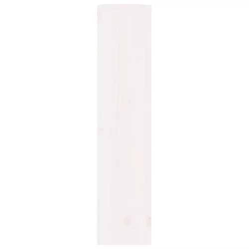  fehér tömör fenyőfa radiátorburkolat 169x19x84 cm