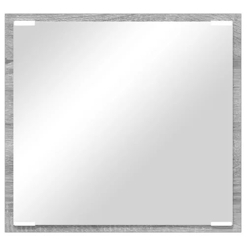  LED fürdőszoba tükör szürke sonoma 40x8.5x37 cm mérnöki fa