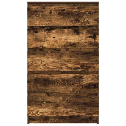  füstös tölgy szerelt fa fiókos szekrény 60 x 36 x 103 cm