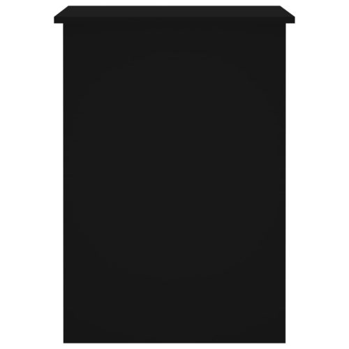  fekete szerelt fa íróasztal 100x55x75 cm