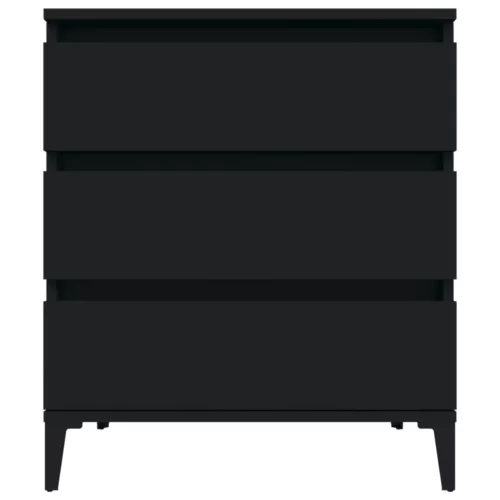  fekete szerelt fa tálalószekrény 60 x 35 x70 cm