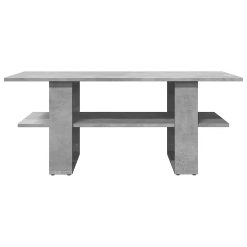  betonszürke szerelt fa dohányzóasztal 102 x 55 x 42 cm