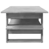 betonszürke szerelt fa dohányzóasztal 102 x 55 x 42 cm
