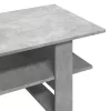  betonszürke szerelt fa dohányzóasztal 102 x 55 x 42 cm