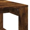  füstös tölgy színű szerelt fa dohányzóasztal 102x50x35 cm