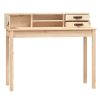  tömör fenyőfa íróasztal 110 x 50 x 93 cm