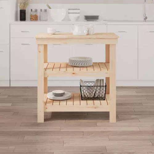  tömör fenyőfa munkapad 78,5 x 50 x 80 cm