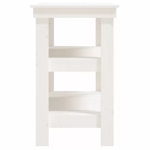  fehér tömör fenyőfa munkapad 78,5x50x80 cm