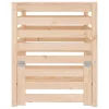  tömör fenyőfa komposztáló 63,5 x 63,5 x 77,5 cm