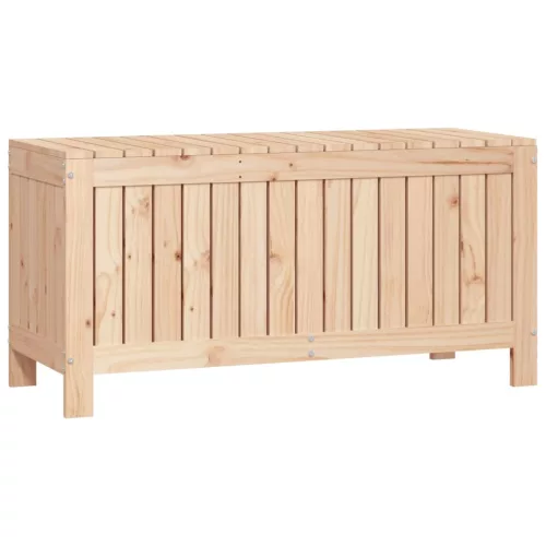  tömör fenyőfa kerti tárolóláda 108 x 42,5 x 54 cm