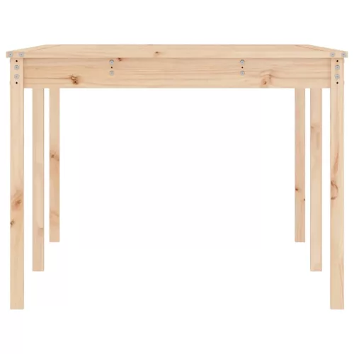  tömör fenyőfa kerti asztal 203,5 x 100 x 76 cm