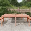  tömör duglászfenyő kerti asztal 203,5 x 100 x 76 cm