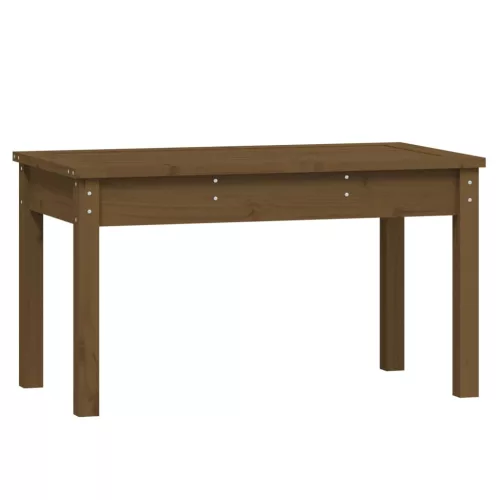  mézbarna tömör fenyőfa kerti pad 80 x 44 x 45 cm