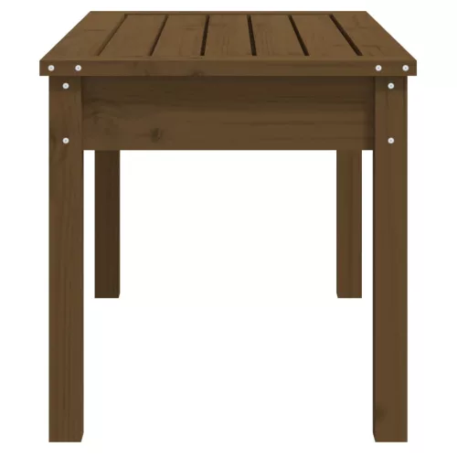  mézbarna tömör fenyőfa kerti pad 80 x 44 x 45 cm