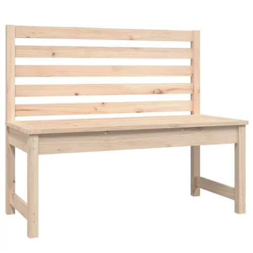  tömör fenyőfa kerti pad 109 cm