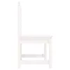  fehér tömör fenyőfa kerti pad 109 cm
