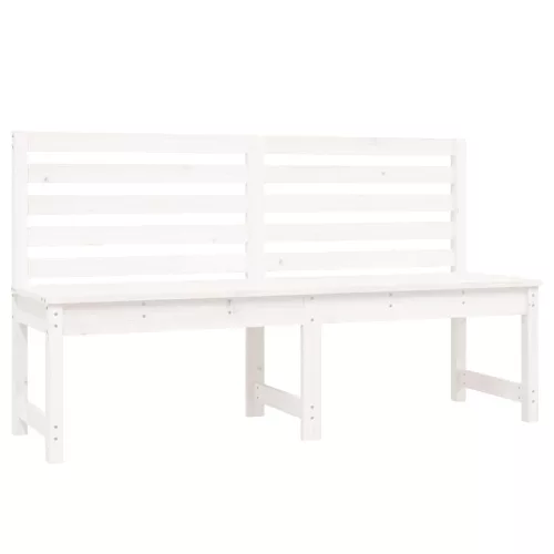  fehér tömör fenyőfa kerti pad 157,5 cm