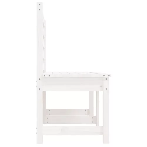  fehér tömör fenyőfa kerti pad 157,5 cm