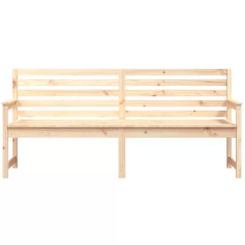  tömör fenyőfa kerti pad 203,5x48x91,5 cm
