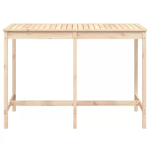  tömör fenyőfa kerti asztal 159,5 x 82,5 x 110 cm