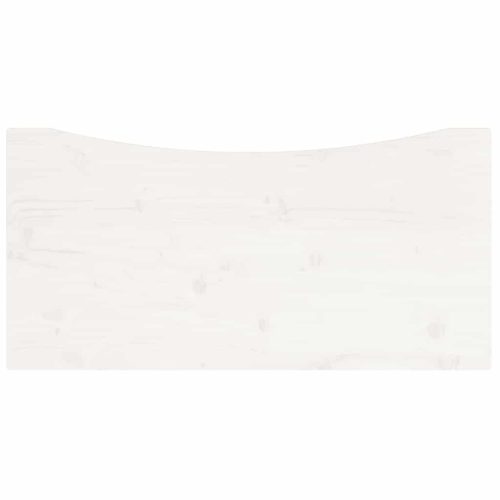  fehér tömör fenyőfa asztallap 80 x 40 x 2,5 cm