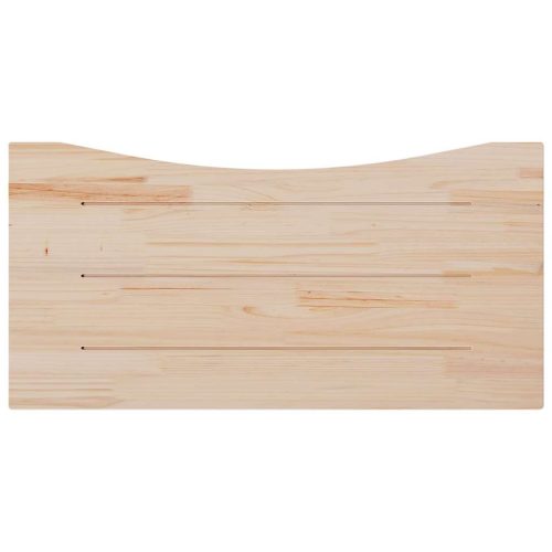  fehér tömör fenyőfa asztallap 110 x 55 x 2,5 cm