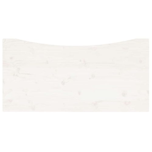  fehér tömör fenyőfa asztallap 100 x 60 x 2,5 cm