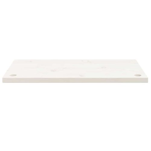 fehér tömör fenyőfa asztallap 80 x 40 x 2,5 cm