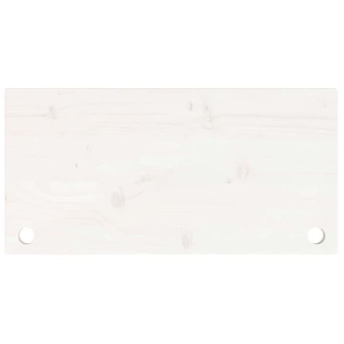  fehér tömör fenyőfa asztallap 80 x 40 x 2,5 cm