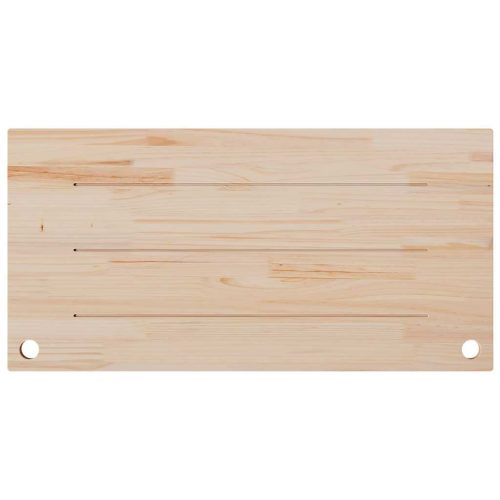  fehér tömör fenyőfa asztallap 110 x 55 x 2,5 cm