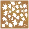  juharlevél mintás corten acél kerti faldísz 55x55 cm