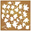  juharlevél mintás corten acél kerti faldísz 55x55 cm