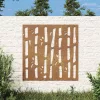  bambuszmintás corten acél kerti faldísz 55x55 cm