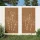  2 db virágmintás corten acél kerti faldísz 105 x 55 cm