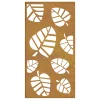  levélmintás corten acél kerti faldísz 105 x 55 cm