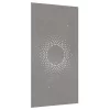  napmintás corten acél kerti faldísz 105 x 55 cm